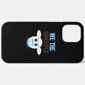 我々は愚か者 |おもしろい顔マスク Case-Mate iPhoneケース (裏面 (横))