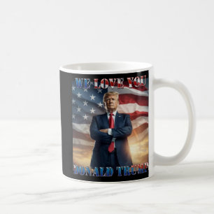 我々は愛してあなたドナルド・トランプ コーヒーマグカップ