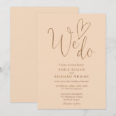 我々は愛するハートスクリプトソフトピーチ結婚ズ 招待状 (正面/裏面)