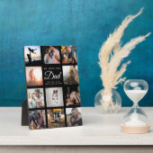 我々は愛するモダンよエレガントクールパパ父の日 フォトプラーク (側面)