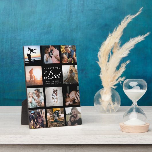 我々は愛するモダンよエレガントクールパパ父の日 フォトプラーク (側面)