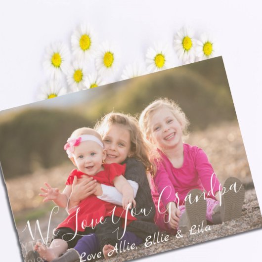 我々は愛のおじいちゃんの父の日札 シーズンカード