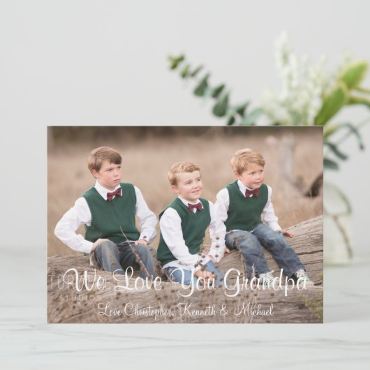我々は愛のおじいちゃんの父の日札 シーズンカード (スタンド正面)