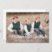 我々は愛のおじいちゃんの父の日札 シーズンカード (正面/裏面)