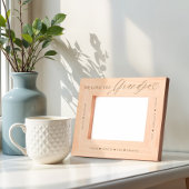 我々は愛のおじいちゃんスクリプトハートおじいちゃん名 レーザー彫刻フレーム