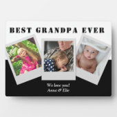我々は愛のおじいちゃんパーソナライズされた写真コラージュ フォトプラーク (正面)