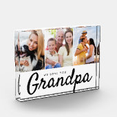 我々は愛のおじいちゃん孫の家族の写真 フォトブロック (左)