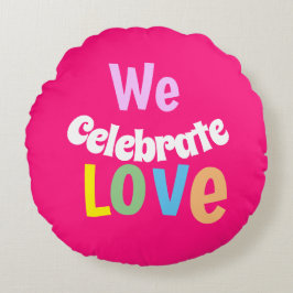 我々は愛祝手のファンテーブルテントサインラウンド ラウンドクッション