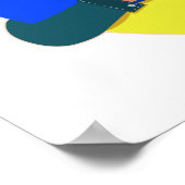 我々は感動的ウクライナと共に立つメッセージ ポスター (角)