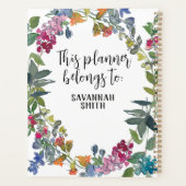 我々は懸命事ができる感動的引用文フローラ プランナー手帳 (裏面)