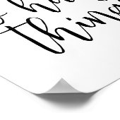 我々は懸命事ができる感動的引用文モダン ポスター (角)