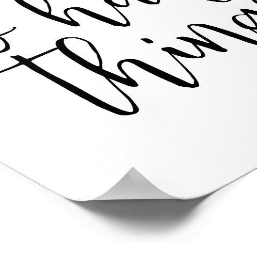 我々は懸命事ができる感動的引用文モダン ポスター (角)