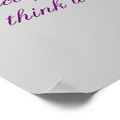 我々は我々が当然の愛考えを受け入れる ポスター (角)