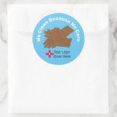 我々は我々が浄化す気にる ラウンドシール (バッグ)