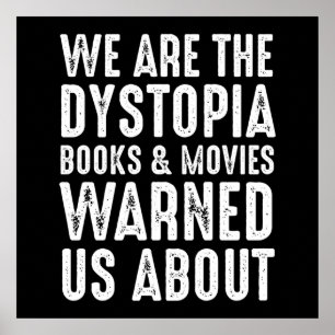 我々は我々についてDystopiaの本と映画警告である ポスター