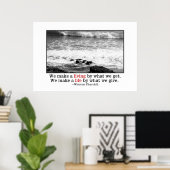 我々は我々によって命を与え得る ポスター (ホームオフィス)