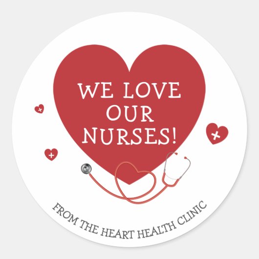 我々は我々のナース ラウンドシール (正面)