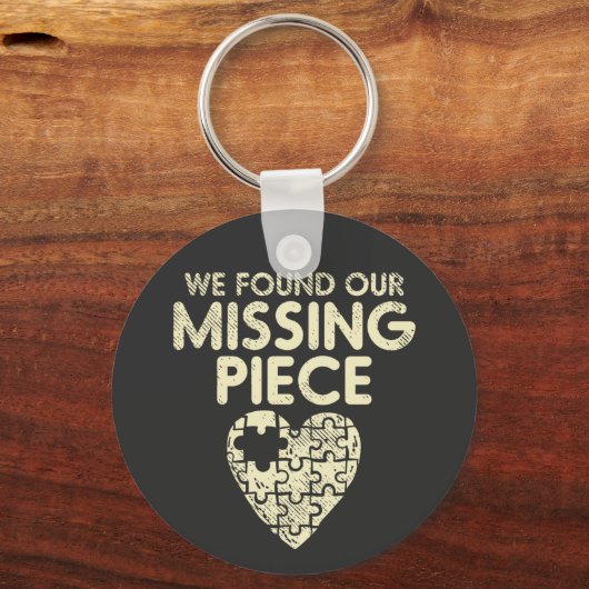 我々は我々のピース恋しく思の採用プライドを見つけた キーホルダー (正面)