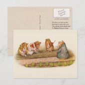 我々は我々の小さなガーデンギニア豚を愛する ポストカード (正面/裏面)