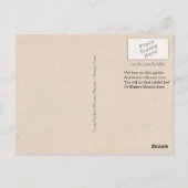 我々は我々の小さなガーデンギニア豚を愛する ポストカード (裏面)