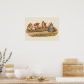 我々は我々の小さな庭モルモットが大好き ポスター (キッチン)