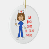 我々は我々の胸を張る セラミックオーナメント (右)