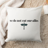 我々は我々の食べ同盟国ではない – Iron Flame Book引用文 クッション (ブランケット)