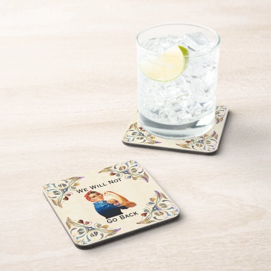 我々は戻らない飲料用コースター コースター (右側)