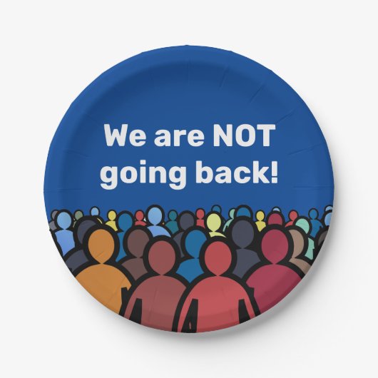 我々は戻らない ペーパープレート (正面)