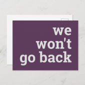 我々は戻らない ポストカード (正面/裏面)