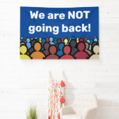 我々は戻らない 横断幕 (インサイチュ)