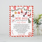 我々は戻る小妖精や小人到着レター小人クリスマス (スタンド正面)