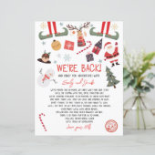 我々は戻る小妖精や小人到着レター小人クリスマス (スタンド正面)