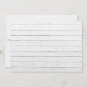 我々は手書きカジュアルの2つの結婚写真を駆け落ちた 案内状 (裏面)