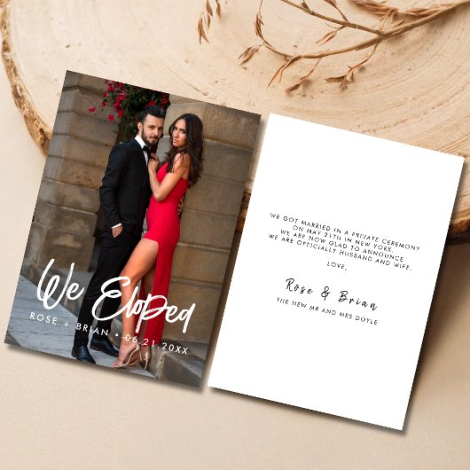 我々は投げスタイリッシュ出し結婚た写真発表 案内状