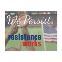 我々は抗議は愛国的である抵抗運動を続ける