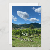 我々は招待状ワインのテイスティング25.07.2026 招待状 (正面/裏面)