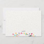 我々は招待状 招待状 (裏面)