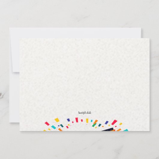 我々は招待状 招待状 (裏面)