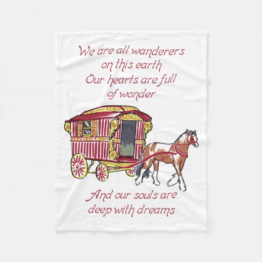 我々は放蕩者だ フリースブランケット (正面)