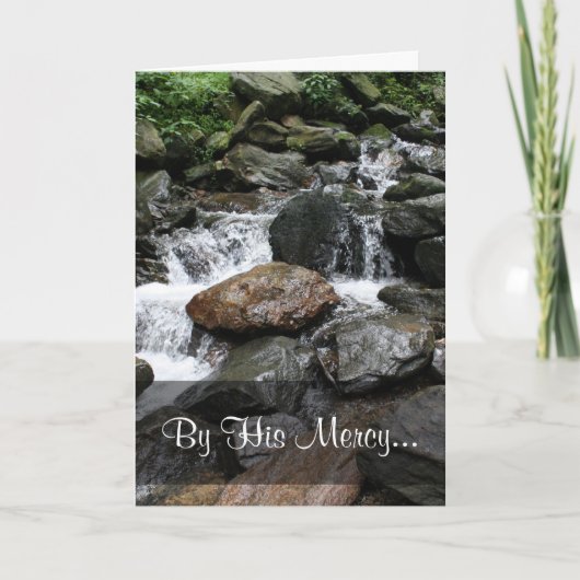 我々は救彼の恵みの機関によって3:4-7 シーズンカード (正面)