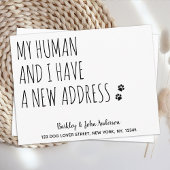 我々は新しいアドレスを移動した犬のペット移動 案内状