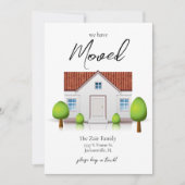 我々は新しいホームミニマルシンプルリストを移動 案内状 (正面)