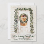 我々は新しいホールズホリデームービングをデッキング 案内状 (正面)