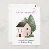 我々は新しい家庭告知ポストカードを移動しました ポストカード (正面/裏面)