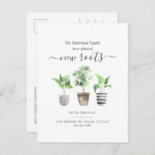 我々は新しい根を植えた移動ボホムービング 案内ポストカード (正面/裏面)