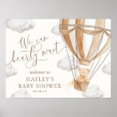 我々は日焼けベビーシャワーを待つことができる ポスター (正面)