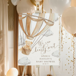 我々は日焼けベビーシャワーを待つことができる ポスター