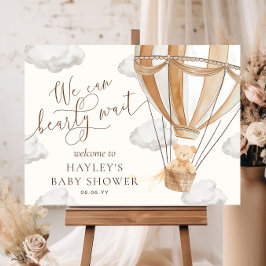 我々は日焼けベビーシャワーを待つことができる ポスター