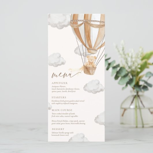 我々は日焼けベビーシャワーを待つことができる メニュー (スタンド正面)